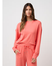 CLOUD TERRY CREW PULLOVER