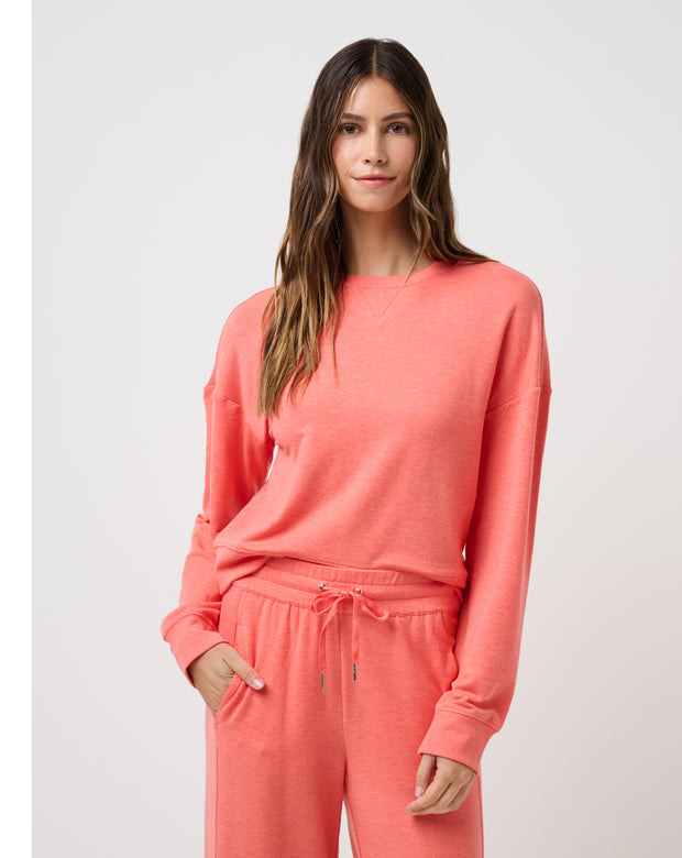 CLOUD TERRY CREW PULLOVER