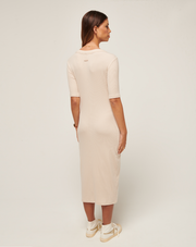 Weekend In Napa Cloud Rib Midi Dress