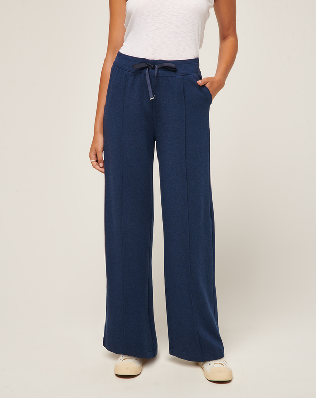 Connecting Flight Cloud Terry Wide Leg Pant