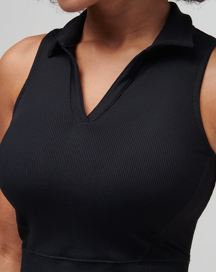 Moveknit Sleeveless V-Neck Polo