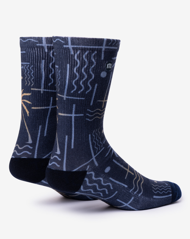 Over The Falls Crew Sock