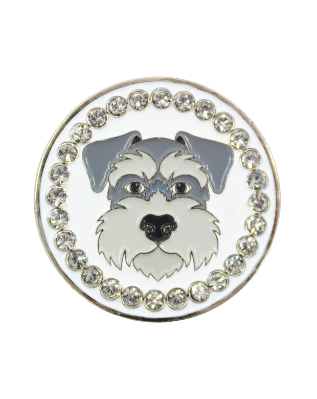 SCHNAUZER Ball Marker and Hat Clip Set