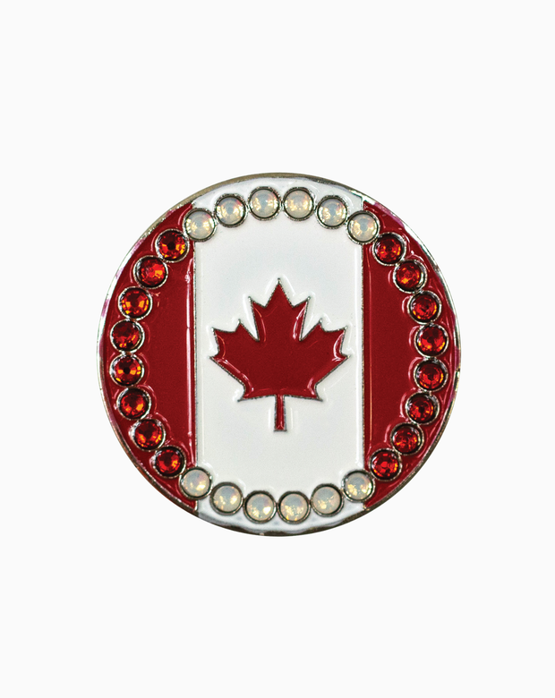 Canadian Flag Ball Marker and Hat Clip Set