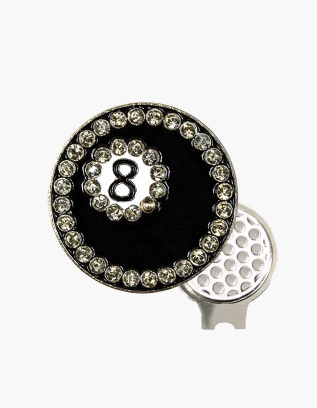 8 Ball Ball Marker and Hat Clip Set