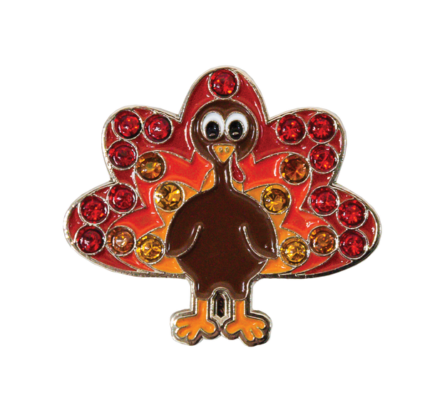 Turkey Ball Marker and Hat Clip Set