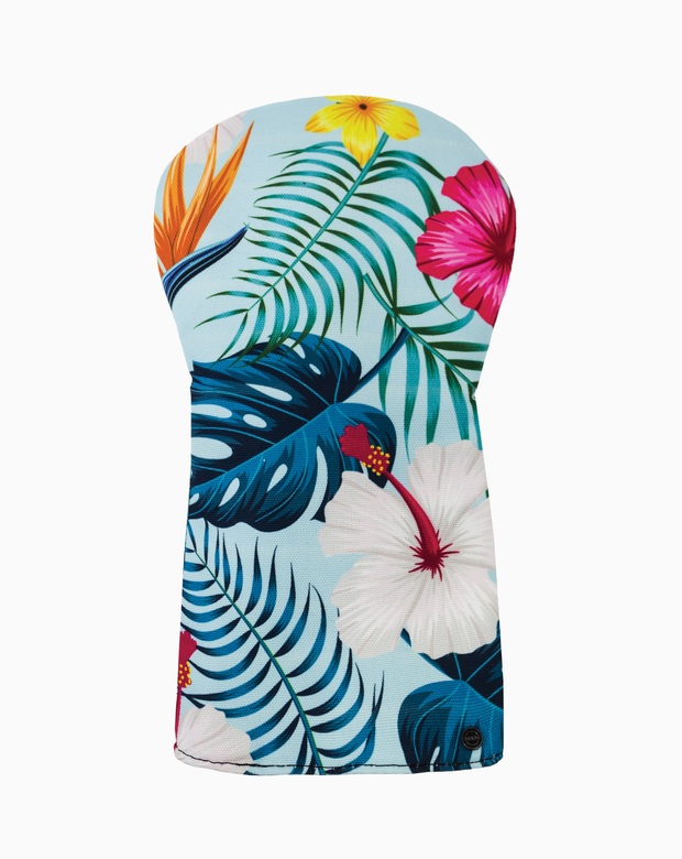 Palm Floral Canvas Head Cover