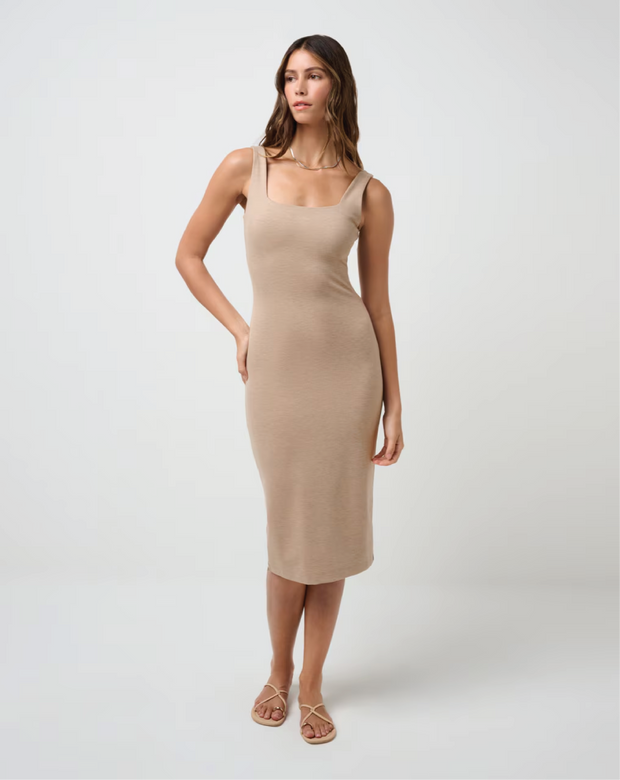 FRIDAY PONTE MIDI DRESS