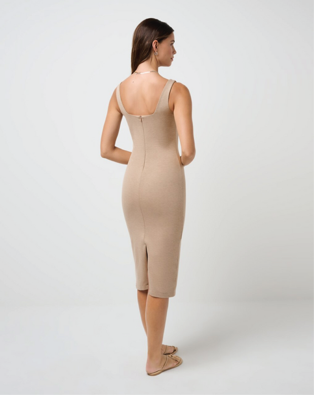 FRIDAY PONTE MIDI DRESS