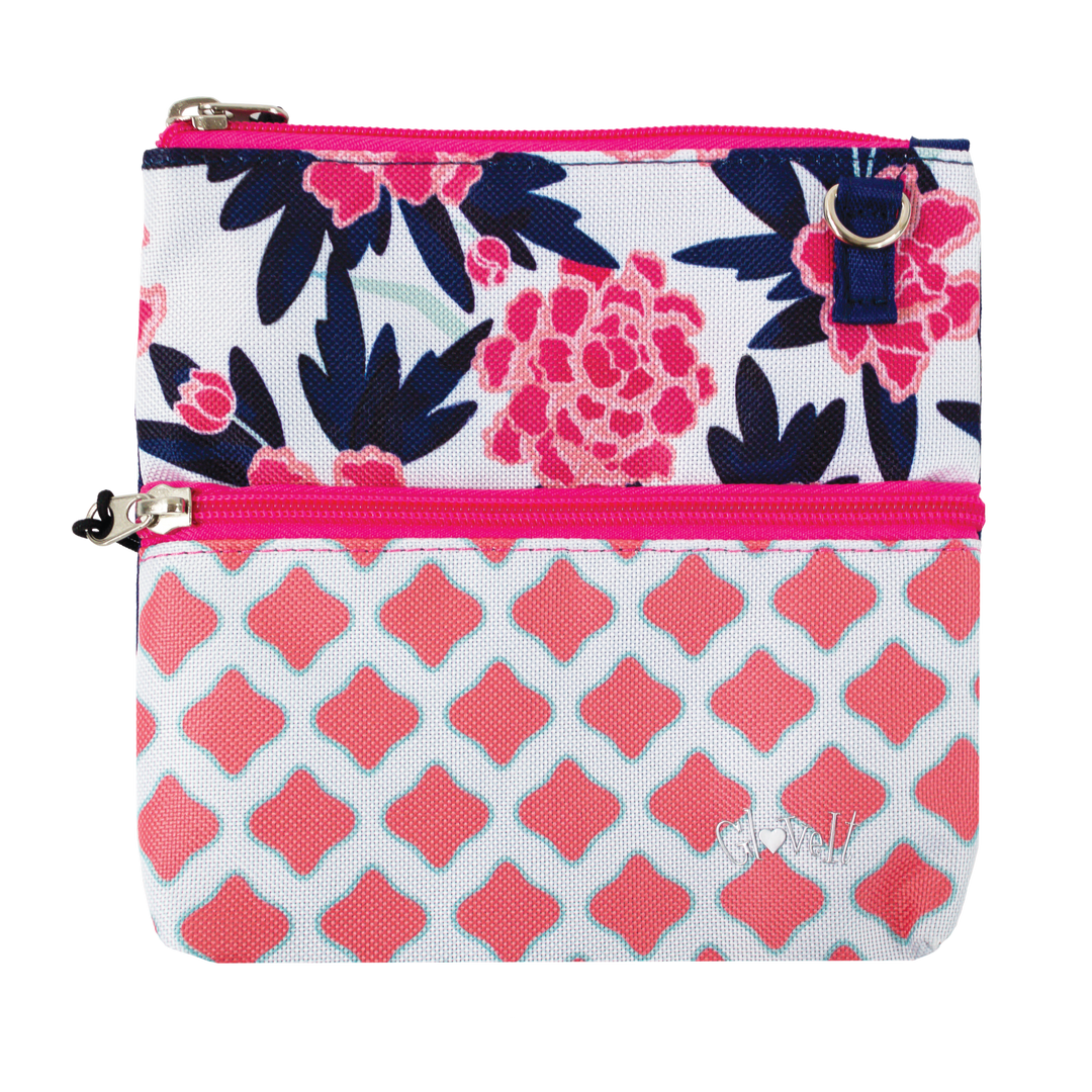 Peonies & Par Zip Carry-All Bag