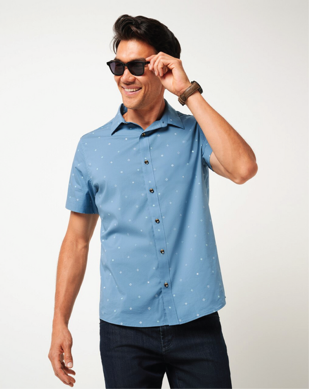PER ASPERA BUTTON-UP