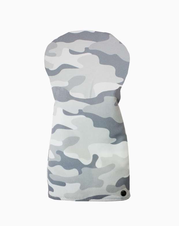 White Camo Canvas Head Cover