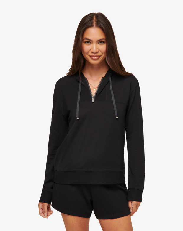 Friday Ponte 1/2 Zip Hoodie