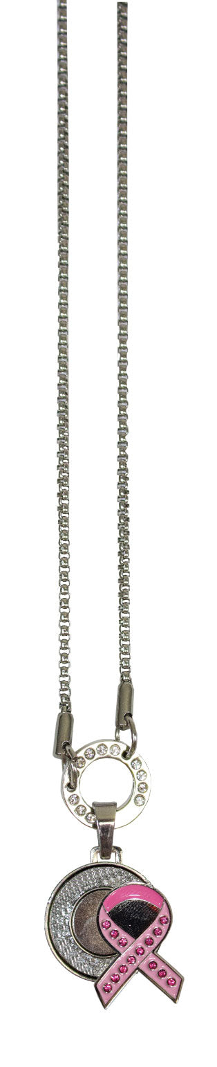 Pink hotsell ribbon pendant