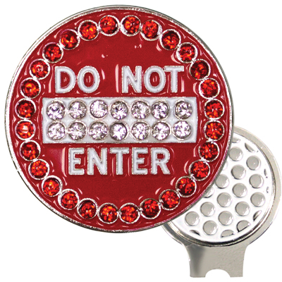 Do Not Enter Ball Marker and Hat Clip Set